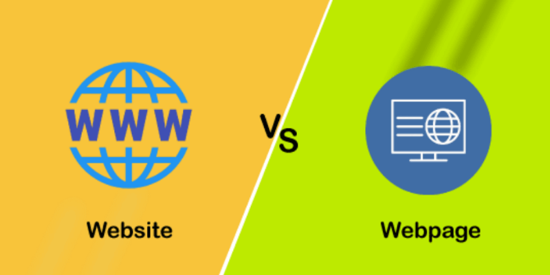 webpage-vs-website