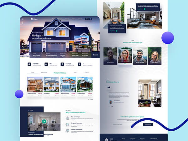Thiết kế website lĩnh vực bất động sản
