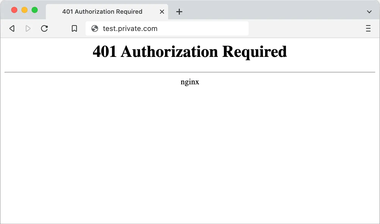HTTP 401 HTTP 401