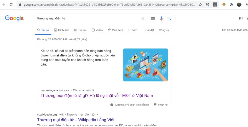 Đoạn trích nổi bật về Thương mại điện tử